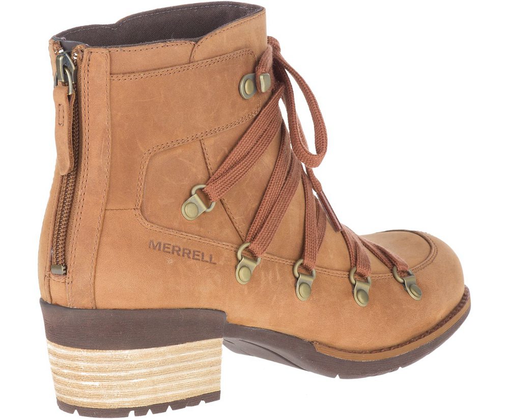 Merrell Boots Khaki - Shiloh II - Womens 21CXFDVEB